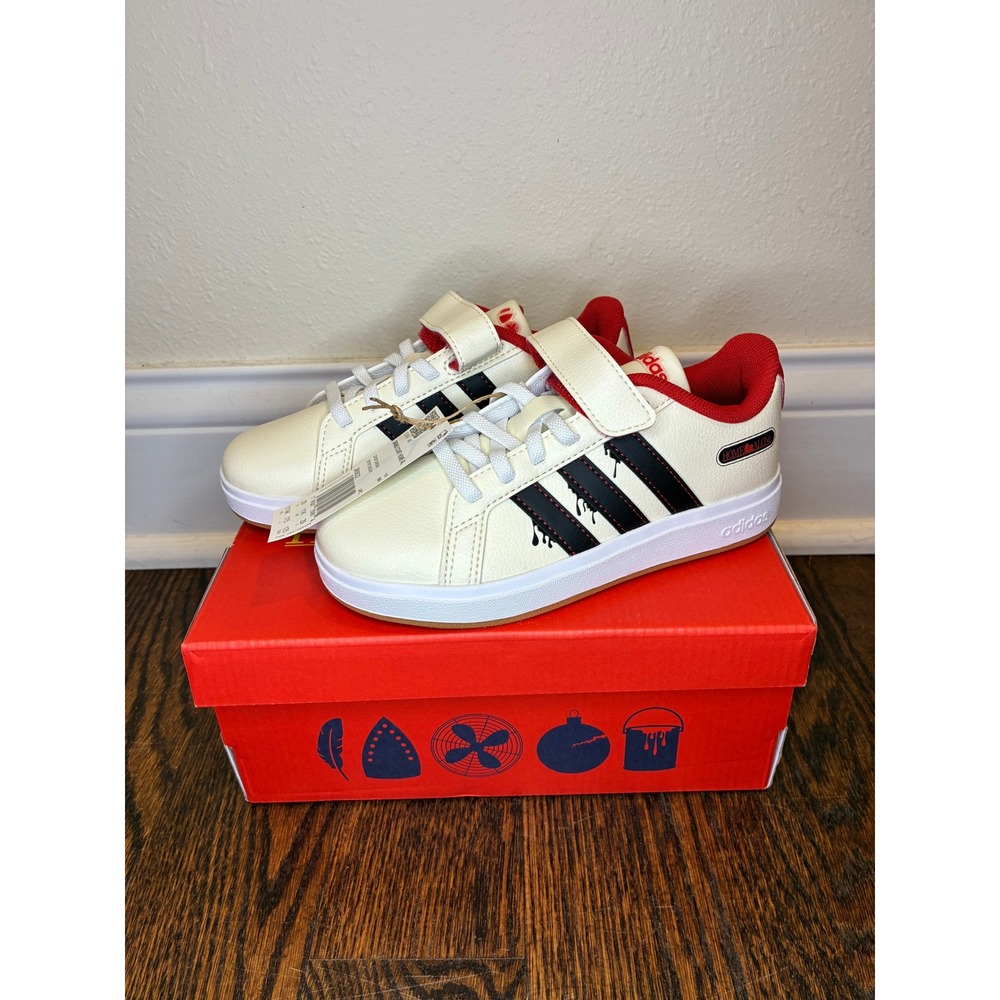 (NIB) adidas 20th Century Fox Home‎ Alone Grand Court Sneakers - Size 11.5K